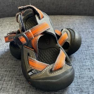 Orange and Grey Toddler Keens